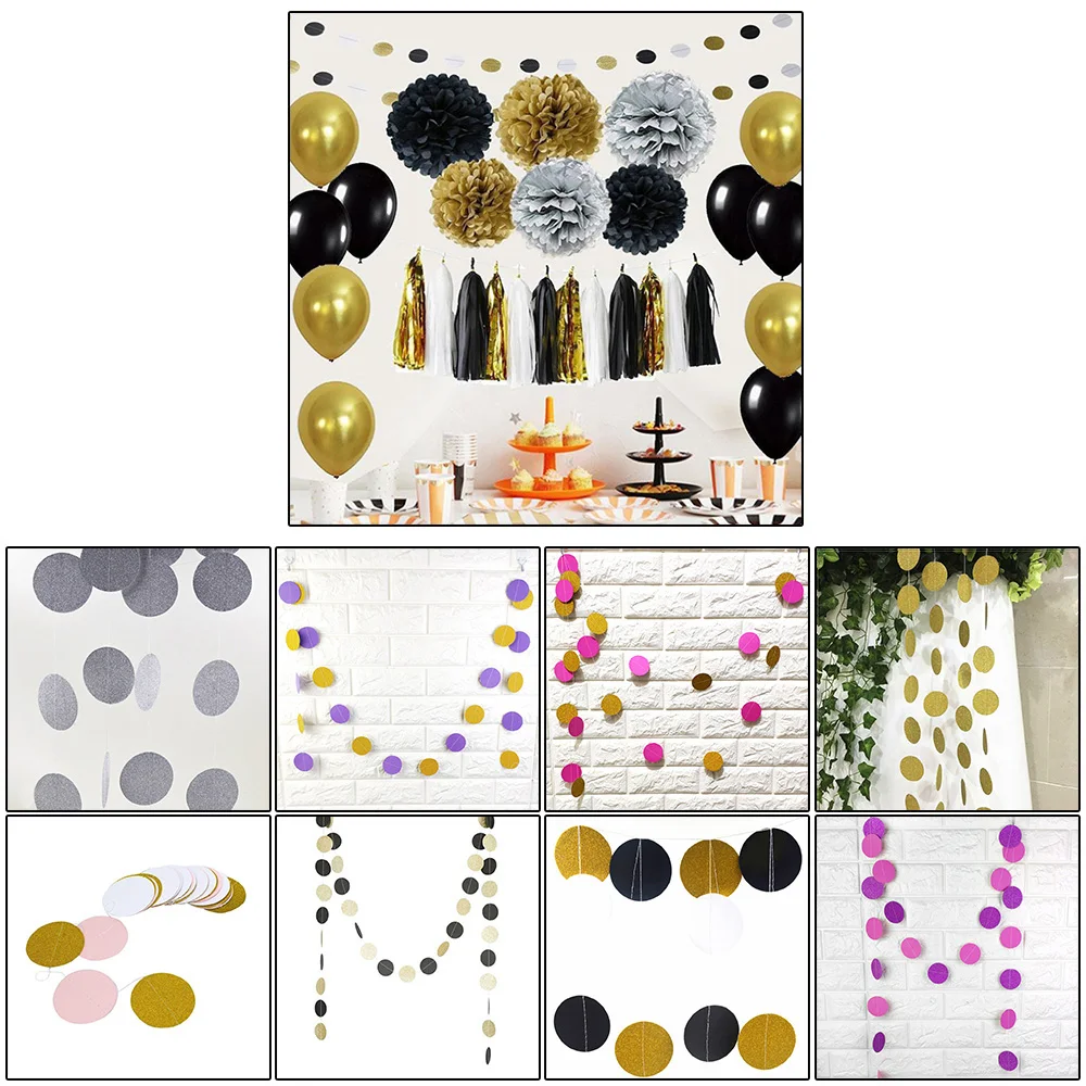 Paper Garlands Hanging Ornament Party Supplies Home Decor Wedding Birthday Hanging Ornament For Home Diy Tools Parts