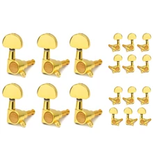 6Pcs Big Semicircle Shape Handle Locking String Guitar Tuning Pegs Tuner For Acoustic Electric Guitar