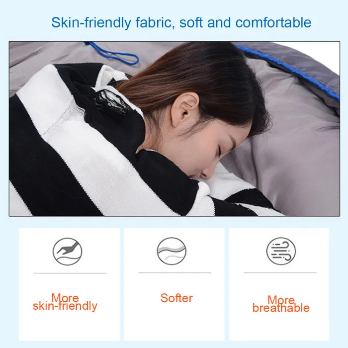 Портативный Сверхлегкий спальный мешок, водонепроницаемый теплый спальный мешок для взрослых, походный спальный мешок S66