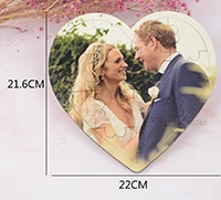 Free shipping 1pcs Personalized wood custom photo party Background or game props photograph Wedding car house decoration as gift - Color: Version B