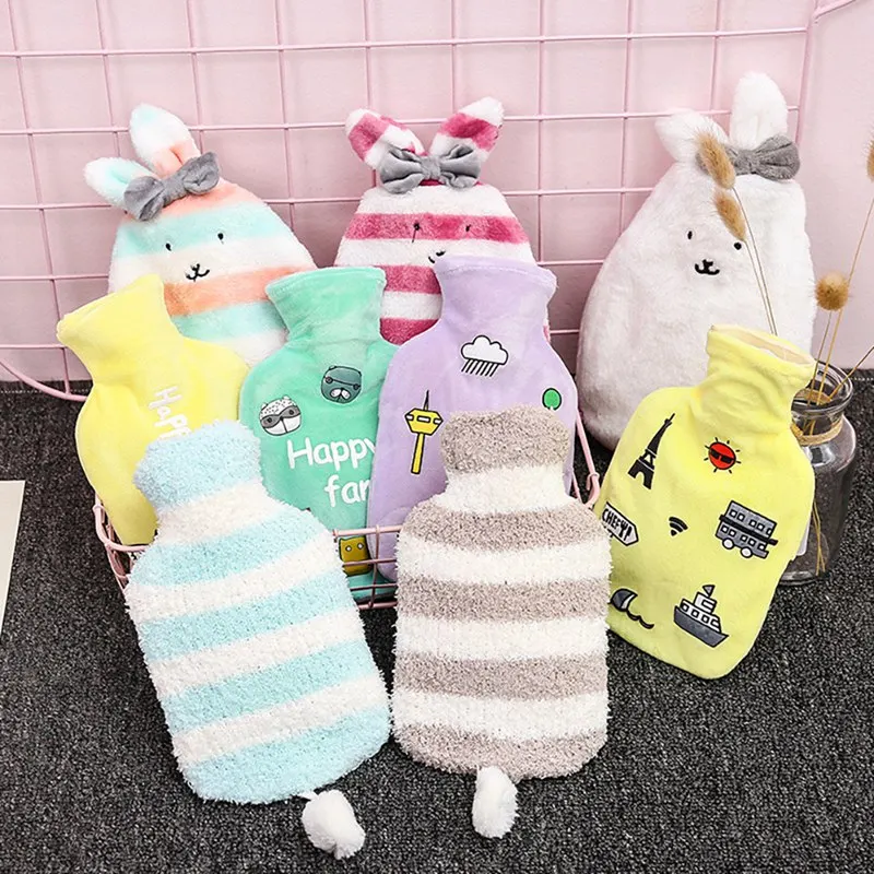 

Cute Hot Water Bottle Hand Warmer For Kids Ingection Bottle Small Plush Warm Water Bag Children's Hot Water Bottle n