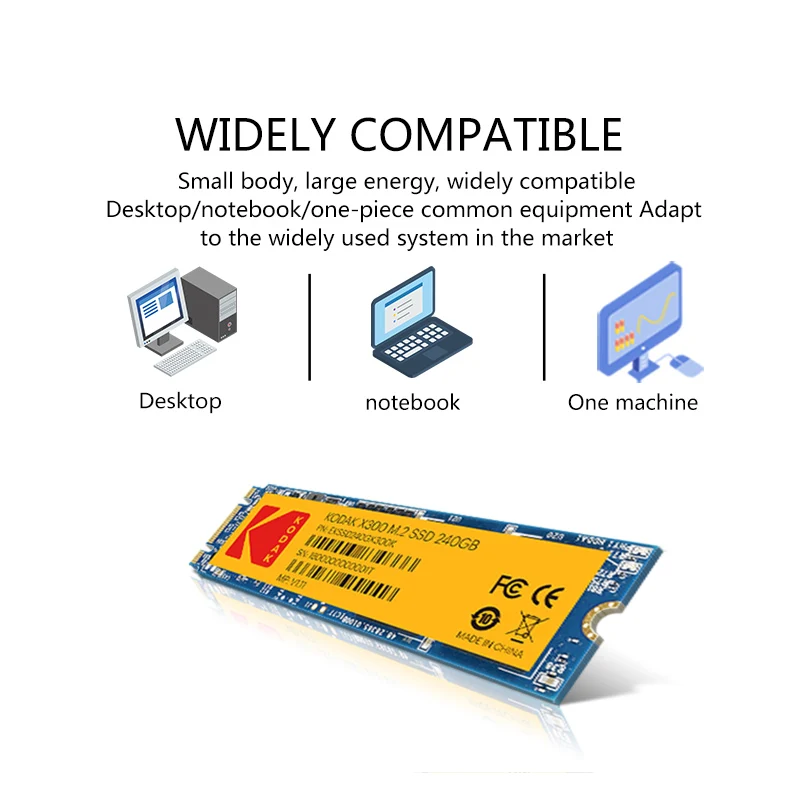 Твердотельный накопитель Kodak ssd X300 M.2 2280 240 ГБ NVME 120 480 Гб внутренний жесткий диск hdd