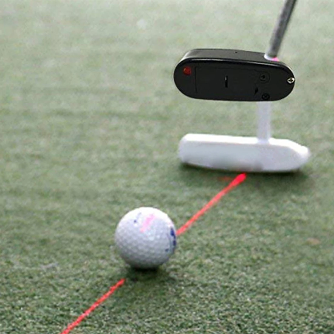 

New Golf Putter Laser Pointer Putting Training Aim Line Corrector Improve Aid Tool Learning Practice Accessories without battery