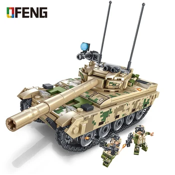 

Sembo 432PC VT-4 Heavy Armor Main Battle Tank Model Building Blocks Compatible Military Army Soldier Toys For Kid Boys