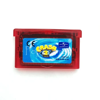 

Crash Bandicoot 2 N-Tranced for 32 Bit Handheld Console Video Game Cartridge Console Card EU Version