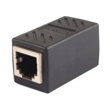 Cabo de extensão de telefone rj11 6p6c 6p4c 6p2c, conector de telefone pcb fêmea a fêmea, sofpter c lan