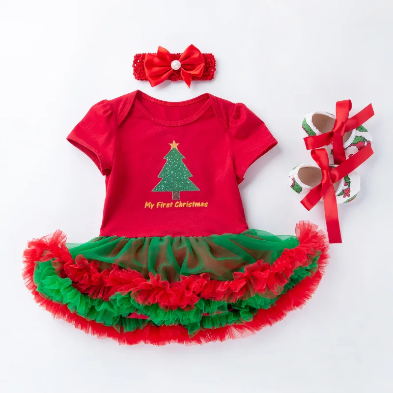 Новинка года, одежда для маленьких девочек детский комбинезон-пачка на Рождество, одежда для рождественской вечеринки Bebes, первый костюм для детей от 0 до 24 месяцев - Цвет: Лаванда