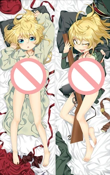 

Anime Saga of Tanya the Evil Dakimakura Cover Characters Tanya Degurechaff Bolster Case Youjo Senki Hugs Pillow Case
