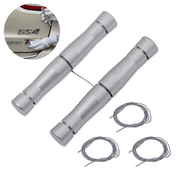 

FOSHIO Car Surface Logo Remover Tool Vehicle Body Sign Remove knifeless Metal Wire Tape Auto Vinyl Wrap Tool Cleaning Tool