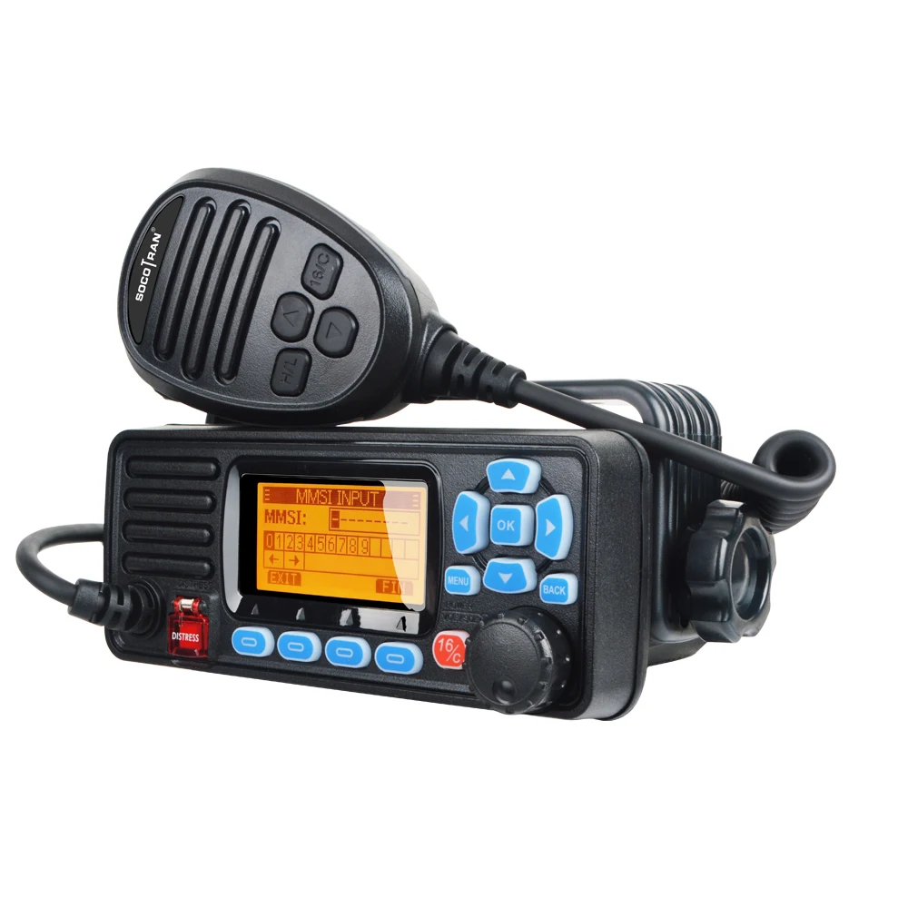 SOCOTRAN RS-509M VHF морской трансивер IPX7 Wateroof 25W мобильное радио DSC вызов автоматический