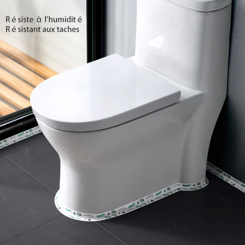 Yardwe 2pcs étanche Ruban adhésif Anti-moisissure Joint Autocollants Toilettes Baignoire écart Coin Ligne bâton Ruban pour Cuisine Salle de Bains 