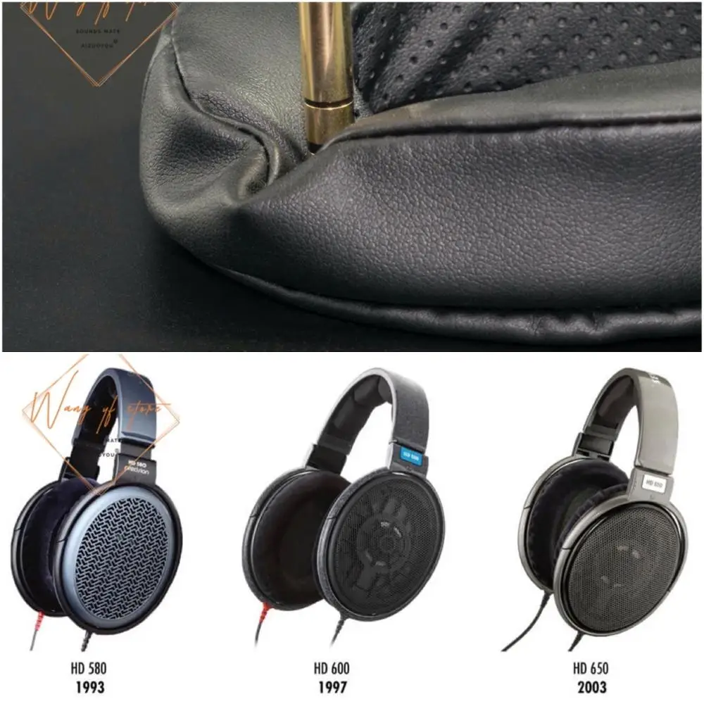Cuscinetti Auricolari In Schiuma Spessa Per Cuffie Sennheiser Hd 580 Hd 600 Hd 650 Qualità Perfetta, Versione Non Economica