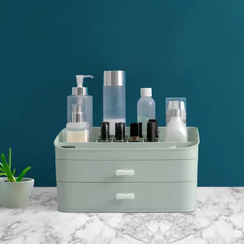 

Plastic Makeup Organizer Box Cosmetics Storage Container Lipstick Holder Jewelry Drawer Organizer Sundries Case Makeup Box ##4