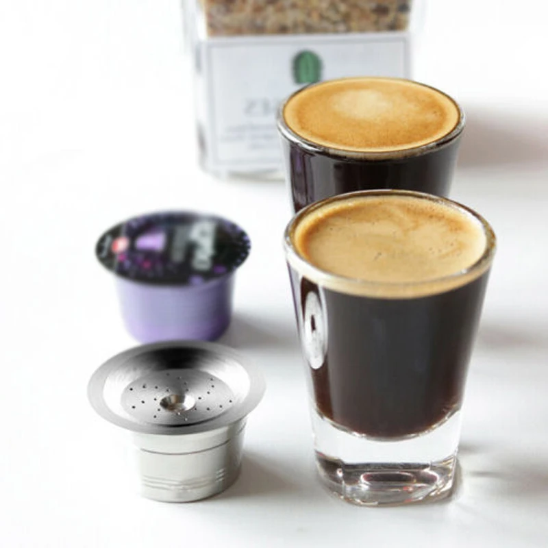 Капсульная чашка Nespresso из нержавеющей стали для Verismo K FEE CBTL трамбовка многоразовые фильтры наборы кофейной посуды