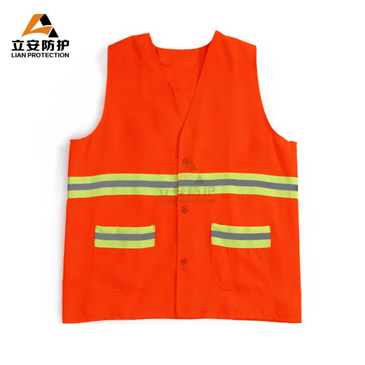 

Li 'An Sanitation Service Riding Reflective Vest Overalls Traffic Vest Reflective Clothing Custom-Printing