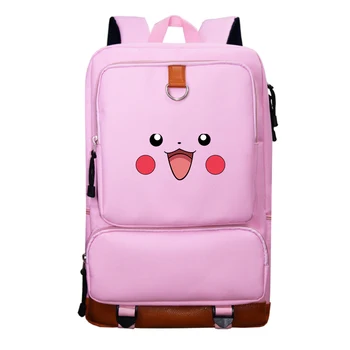 

Pikachu print backpack men's travel backpack smart notebook backpack school schoolbag children's schoolbag