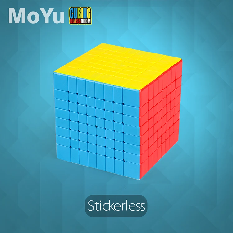 MofangJiaoshi MoYu MF9 без наклеек MF8 Meilong 9x9x9 кубик волшебный 9 слоев 8x8 9x9 скорость головоломка Cubo развивающие игрушки Детская игра