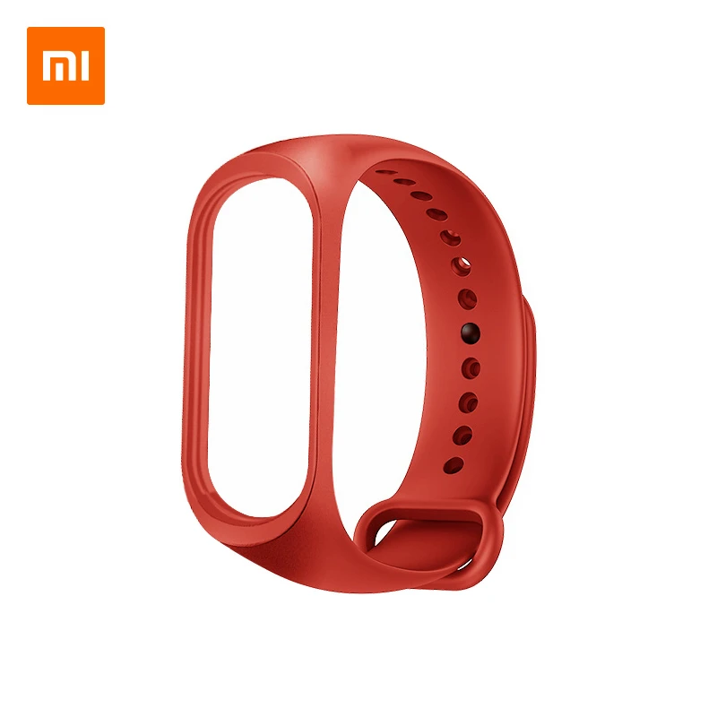 Xiaomi Mi Band 3 4 Wrist Strap Black Blue Orange Wine-red Special Edition Color Original Bracelet for Xiaomi Mi Smart Band 3/4 - Цвет: Orange