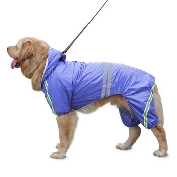 

Pet Dog Raincoat Waterproof Reflective Raincoat for Dogs Outdoor Puppy Pet Jumpsuits Poncho Clothes for Small Medium Large Dogs