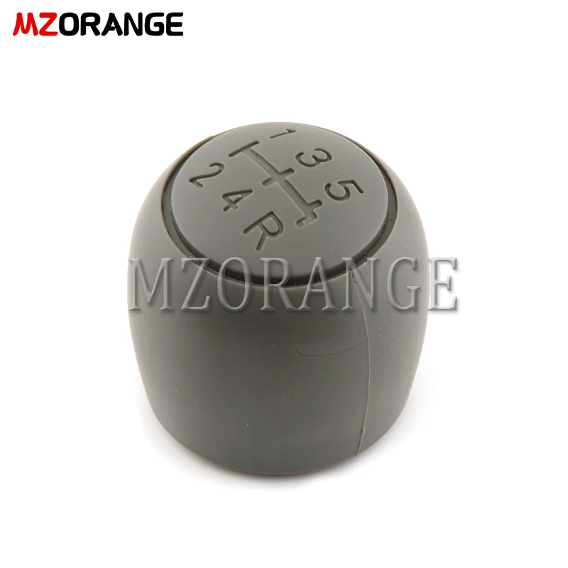 MZORANGE 5 скоростей, серая ручка переключения передач, рукоятка рычага переключения передач для Fiat Panda 2003-2012 для 500 500C 2007-2013