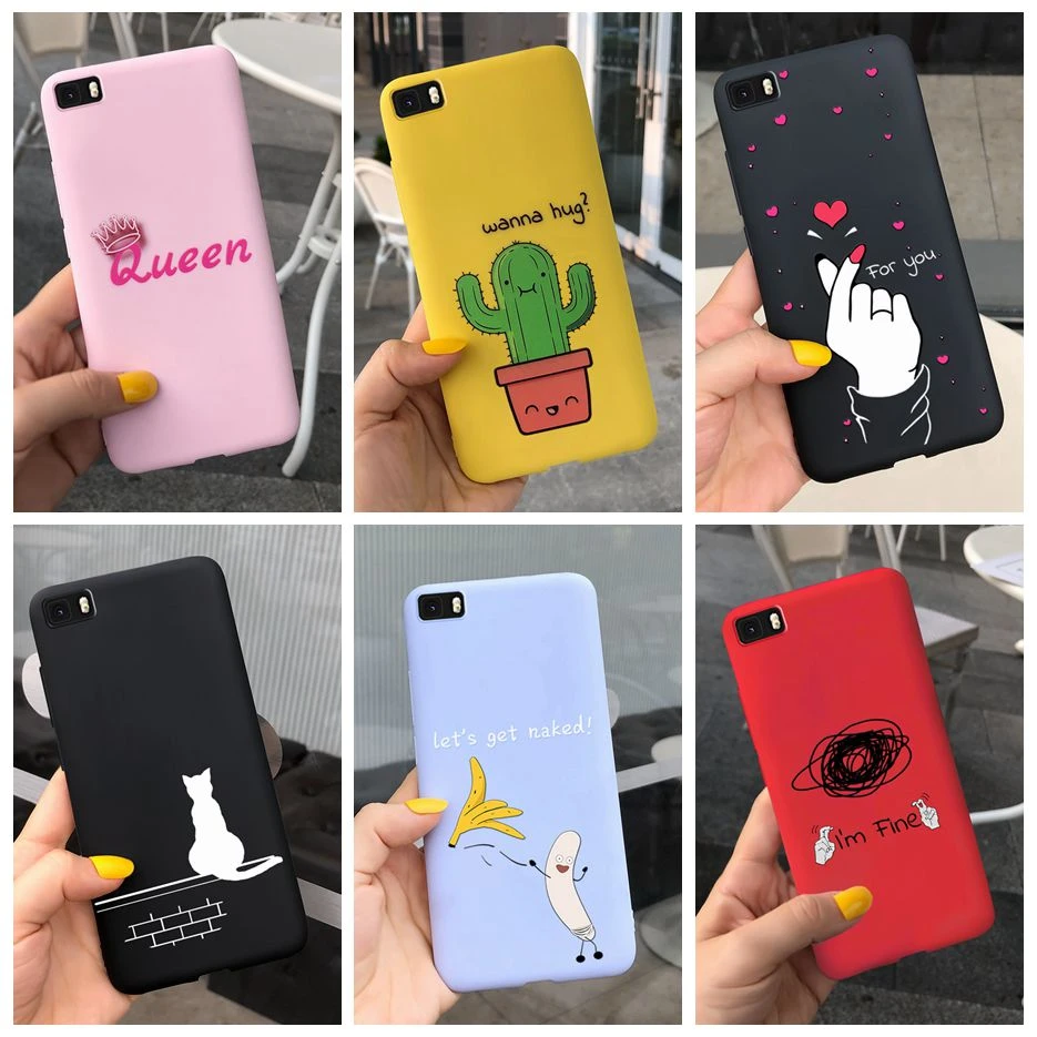 Funda con dibujos para P8 Lite, carcasa de silicona para Huawei P8Lite 2015, 2016, ALE antigolpes para teléfono| - AliExpress