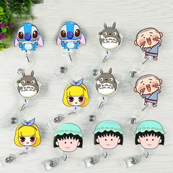 

1 Pcs Hot Sale Maruko cat Stitich Badge Holder and Accessories Cartoon Credit Card Holder Interesting Gifts Stationery