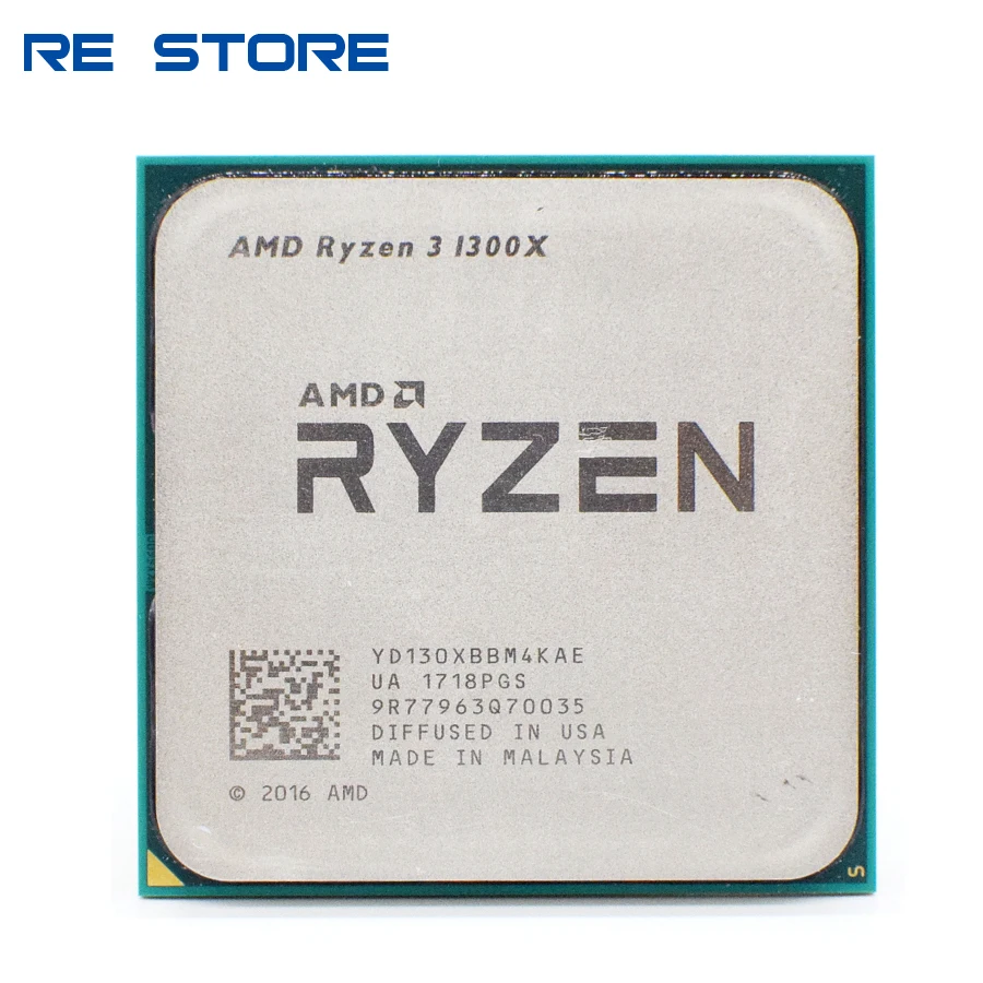 Четырехъядерный процессор AMD Ryzen 3 1300X R3 5 GHz YD130XBBM4KAE Socket AM4|Процессоры| |