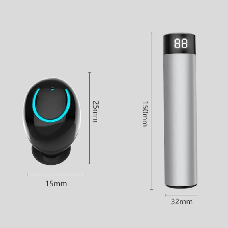 2020 New Q19 TWS bluetooth Earphones 5 0 Wireless Headset Headphones Mini In ear Stereo Earphones