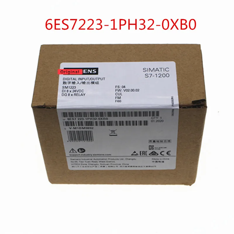 S7 1200 6es723 1ph32 0xb0 цифровой PLC I/O Модуль 8DI / 8DO 6ES72231PH320XB0 6ES7 223 1PH32 0XB0 новый