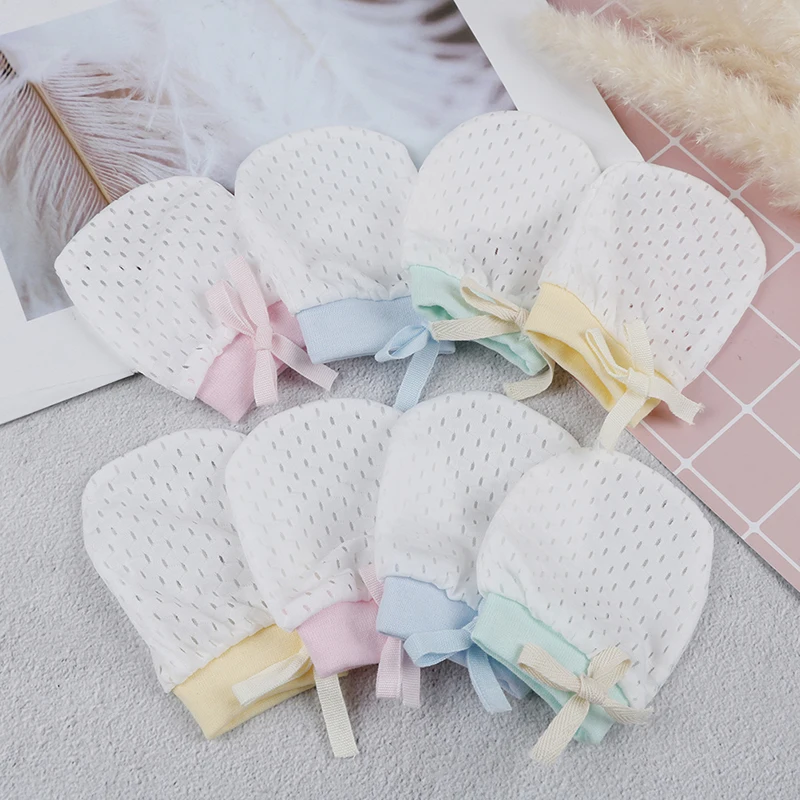 drawstring baby mittens