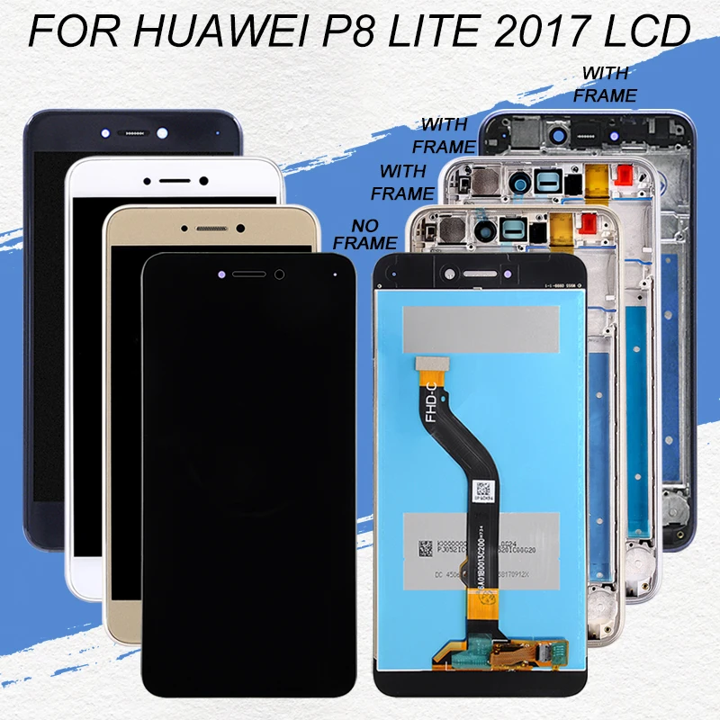 Catteny для Huawei P9 Lite 2017 ЖК сенсорный экран дигитайзер в сборе Замена P8 дисплей с