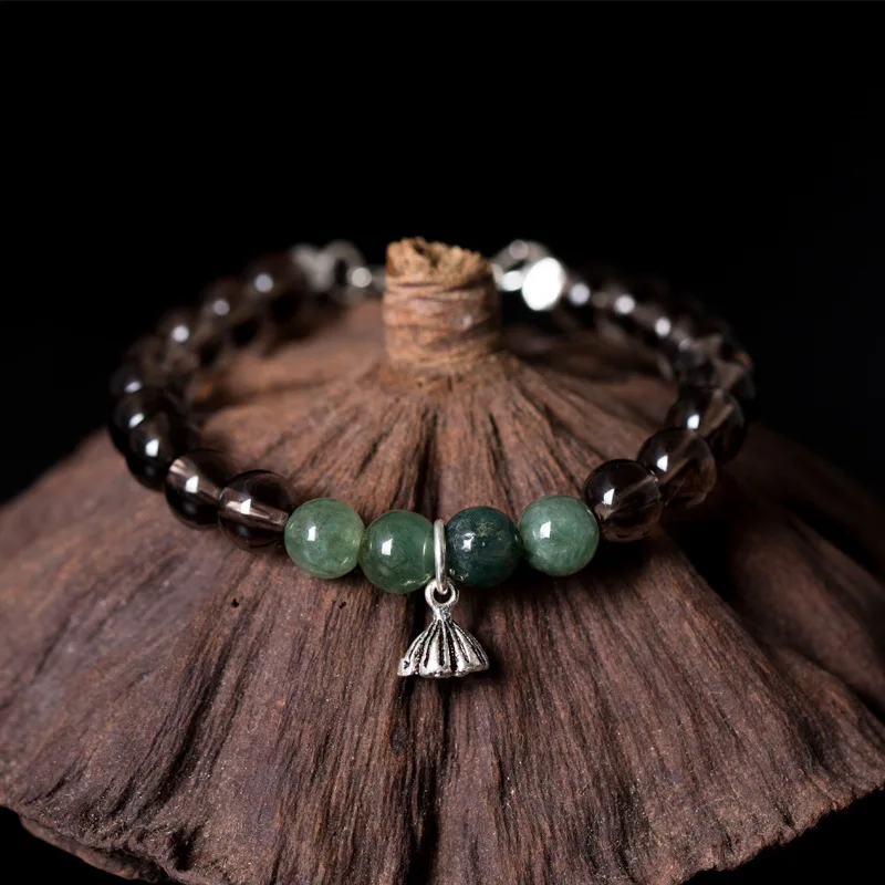 Natural Stone Smoky Bracelet
