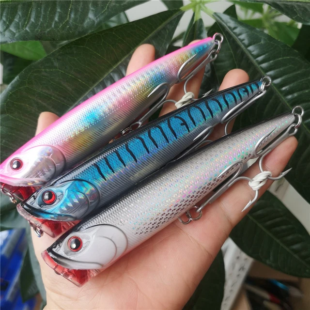 Noeby 3PCS/LOT Feed Popper Fishing Lure 140mm/40G Topwater Wobblers 9069  Hard Artificial Baits Topwater