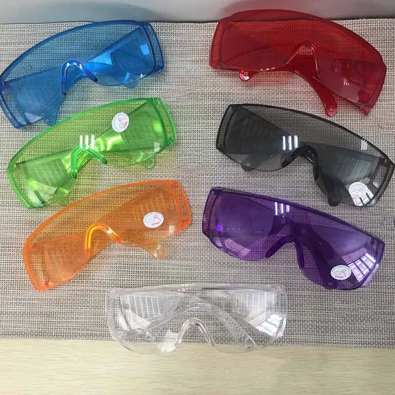 

Protective Safety Goggles Glasses Work Dental Eye Protection Spectacles Eyewear Anti-shock Goggles Color Goggles