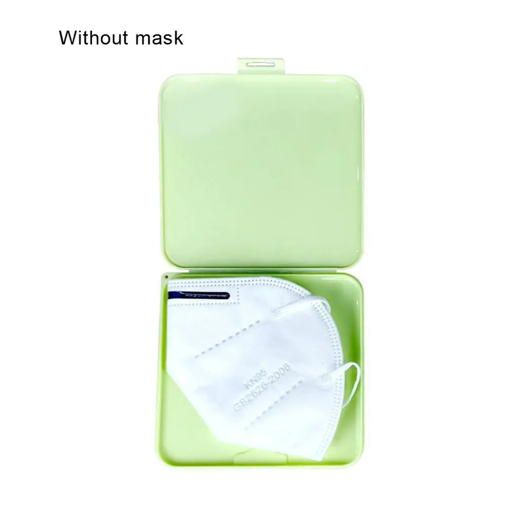 

Mask Storage Box Portable Folding Mask Temporary Storage Plastic Box PP Material Dustproof And Moisture-proof
