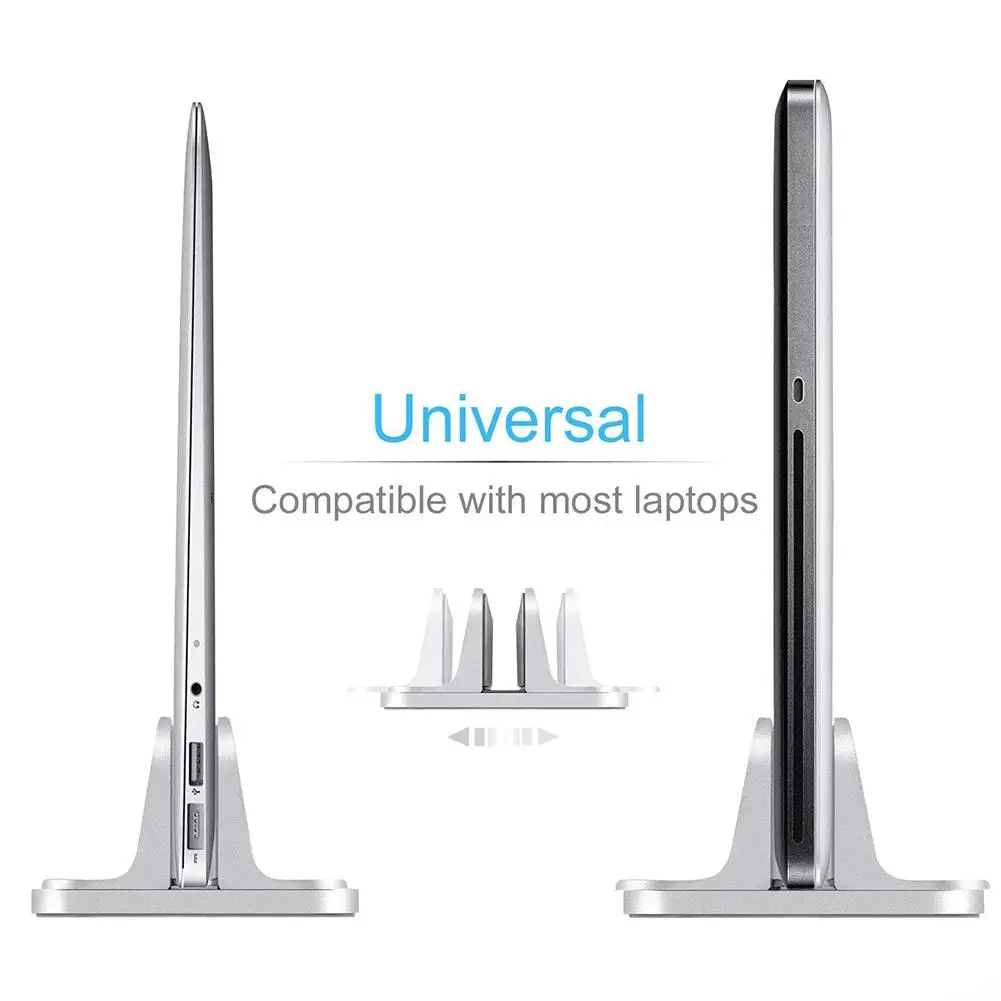 Вертикальная подставка для ноутбука Macbook Air Pro 13 15 алюминиевая настольная с