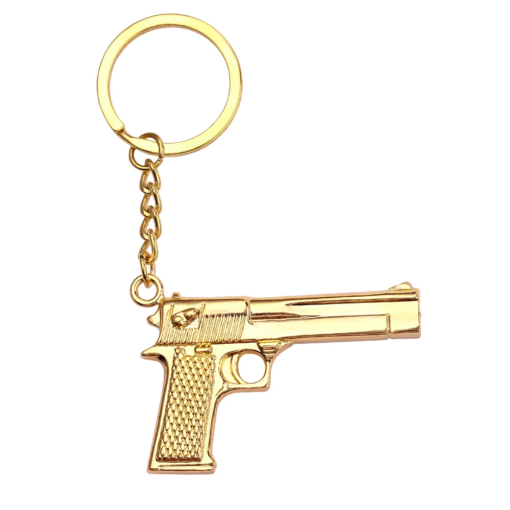 

Miniature Pistol Weapon Keyring Fashion Model Keychain Llaveros New Mini Gun Porte Clef For Men Jewelry Charm Surprise Gift