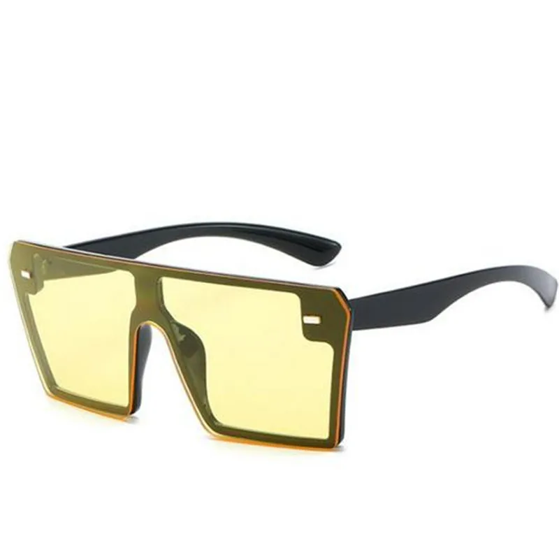 Автомобильные мотоциклетные универсальные ветрозащитные, устойчивые к ультрафиолетовому излучению Солнцезащитные очки Модные женские плоские верхние очки с градиентными линзами мужские