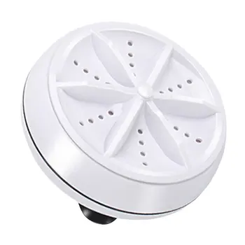 

Mini Ultrasonic Washing Machine Portable Turbo Personal Rotating Washer Convenient Travel Home Business Travel USB