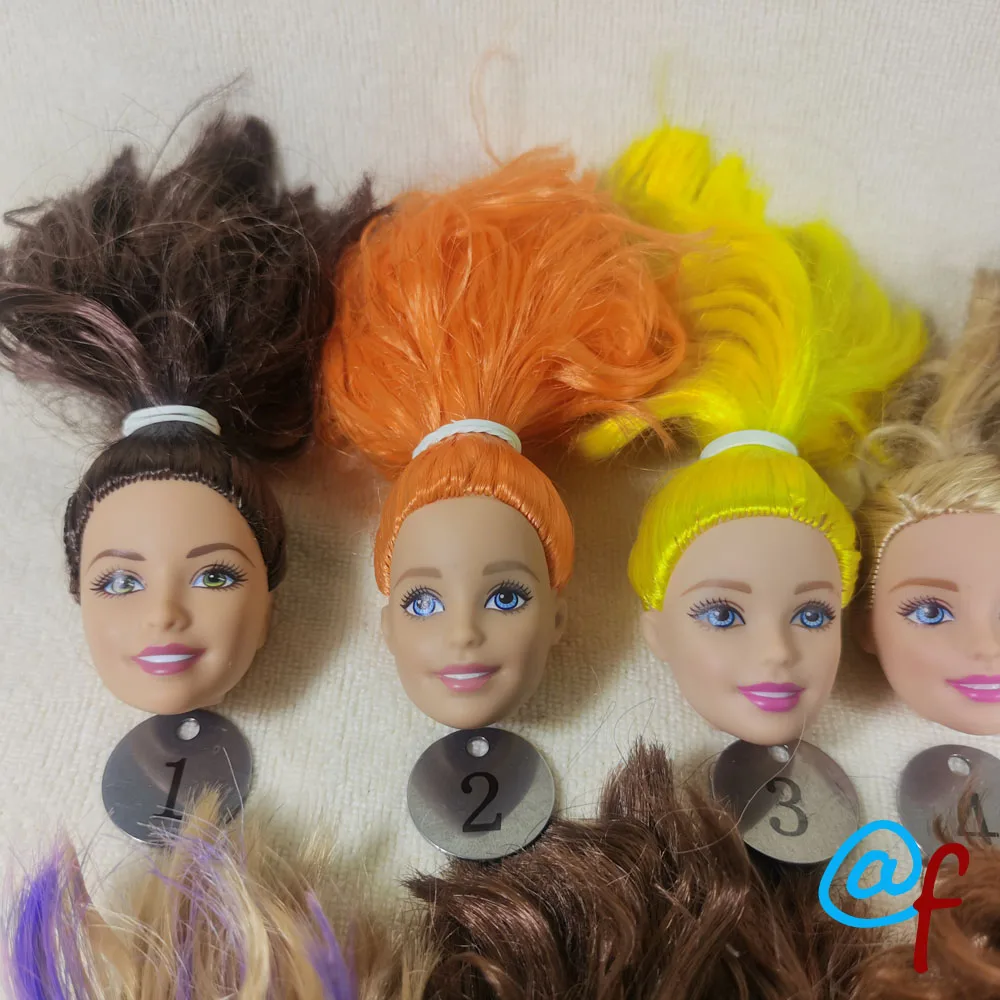 B20-3 оригинальные импортные товары Европейский Beauty1/6 OOAK Обнаженная кукла голова мускусные волосы для DIY мягкая ПВХ голова 90% Новинка
