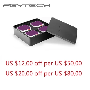

PGYTECH Mavic 2 Pro ND PL 4pcs set ND 8 16 32 64 PL Filter Filter Kit Lens Filters for DJI Mavic 2 Pro Professional