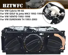 Interruptor de controle de clima para carro, frete grátis, a/c, interruptor de aquecimento para vw jetta golf mk3, vento, euro, 1h0820045d