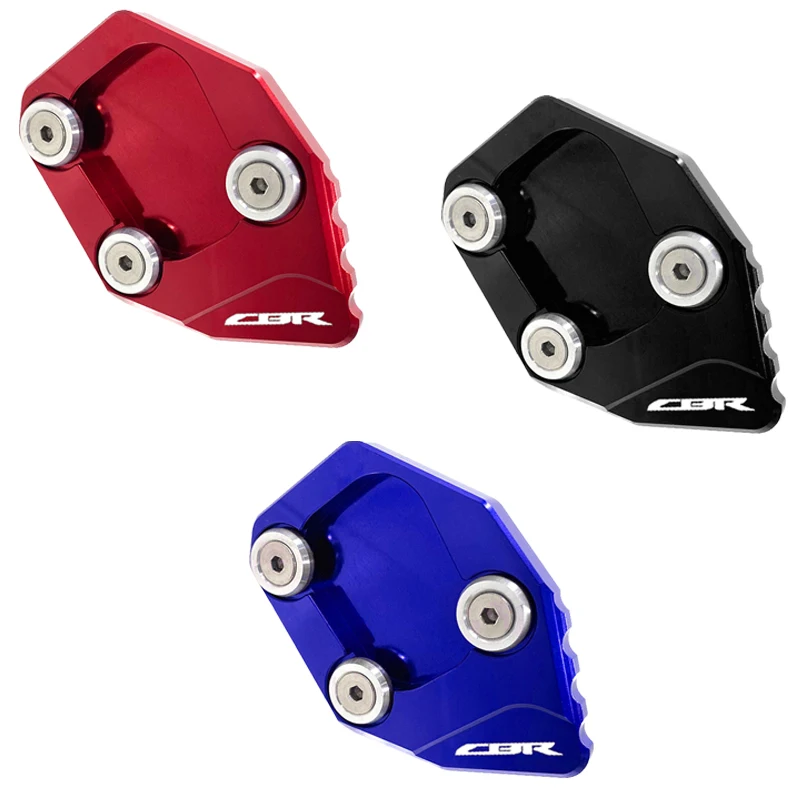 CNC Kickstand Foot Side Stand Extension Pad Support Plate For Honda CBR600RR 2007 2008 2009 2010 2011 2012 CBR 600RR CBR 600 RR (27)