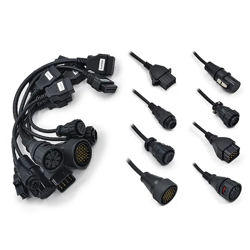8 шт. полный комплект OBD кабели для грузовиков Кабели диагностики OBD2 разъем