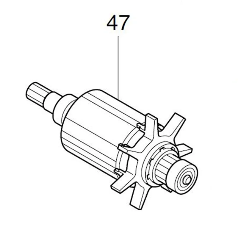 AC220-240V MAKITA 619316-8 ротор якорь электродвигателя для BFL082F BFL082FZ ротора