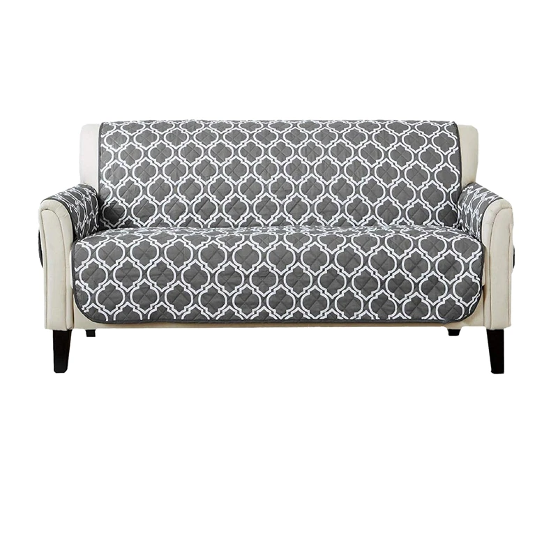 

Collection Deluxe Reversible Quilted Furniture Protector. Beautiful Print On One Side/Solid Color On the Other for Two Fresh Loo