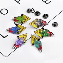 Горячая зомби рука брошь в виде пиццы вечерние джинсовая куртка рубашка значок одежда воротник булавка сумка аксессуары