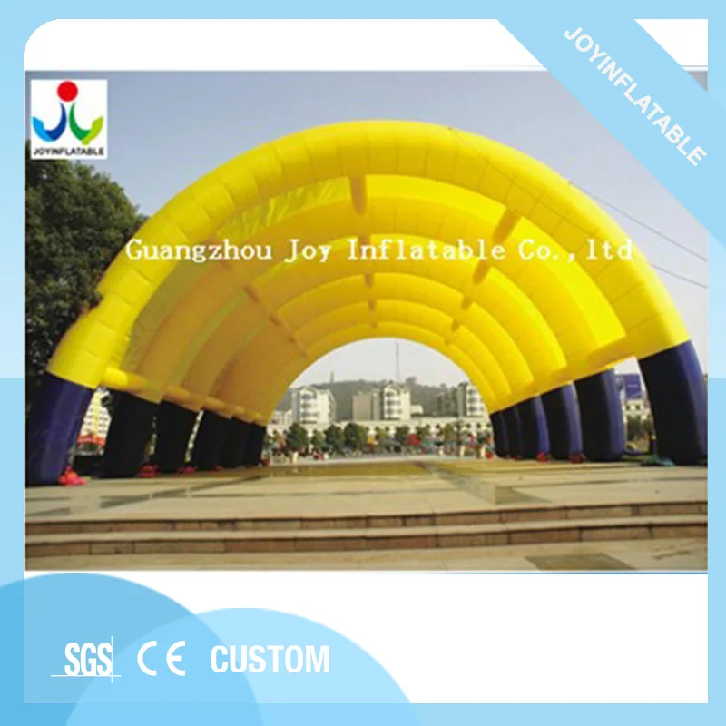 Factory Price Gaint Oxford Inflatable Lawn Yellow Tents For Event,Inflatable Sport Tents for Party for Sales 5
