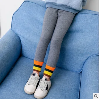 

Girls Leggings 2019 New Autumn/Winter Children's Legging Thicken Plus Velvet Child Warm Soft Leggings Long Pants Size4-14 ly232