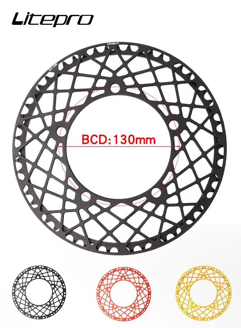 Велосипед Litepro Spider Web Chainset 130 BCD складной велосипед BMX односкоростной цепной круг